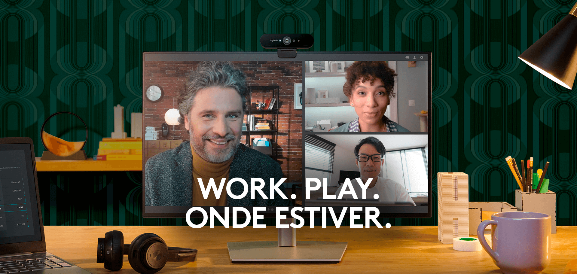 Work. Play. Onde estiver com Logitech